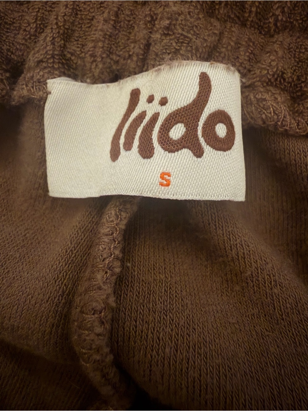 Liido Chocolate Wide-Leg Track Pants with Side Stripes Size S - Picture 3 of 7